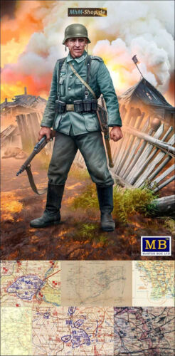 Master Box / German military man, 1939-1941 + 6 Gefechtskarten im Maßstab 1:35 - Bild 1 von 7