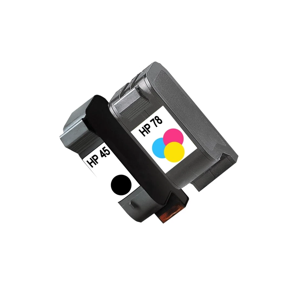 TINTE PATRONEN für HP 45+78 DeskJet 930C 970CXI 1220C 1280 REFILL DRUCKERPATRONE - Bild 4 von 4