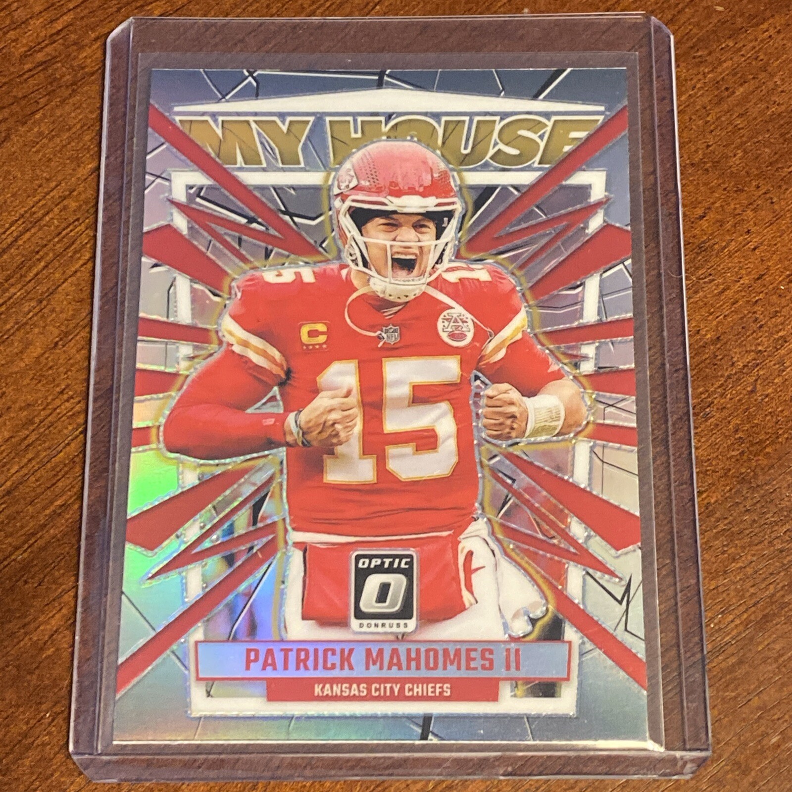 2023 Donruss Optic Patrick Mahomes II My House Silver Holo Prizm #19 Chiefs