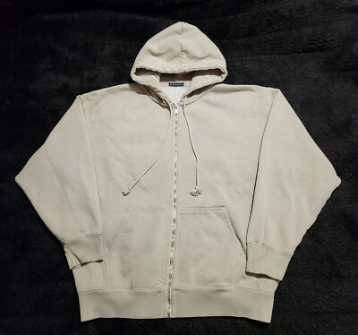 Tan BRANDY MELVILLE  Zip-Up Oversized Carla Hoodie Good Quality SEE MEASUREMENTS