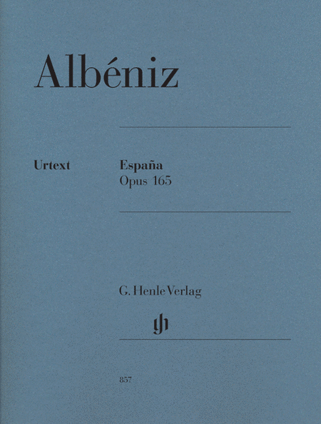Special price for a limited time Henle Urtext Cheap bargain Albeniz Espana Opus 165