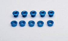 Vuelta Alloy Chainring Bolt Set 6mm Single Blue