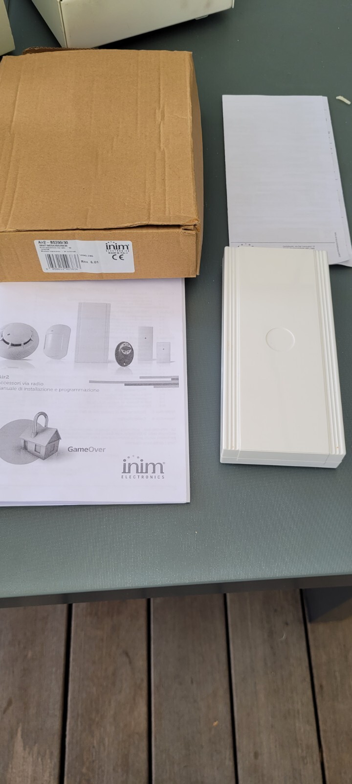 Émetteur-récepteur Air2-BS200/30 INIM pour système anti-intrusion