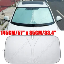 145cm Car Front Window Visor Windshield Block Sun Shade Sunshade Sunscreen Cover