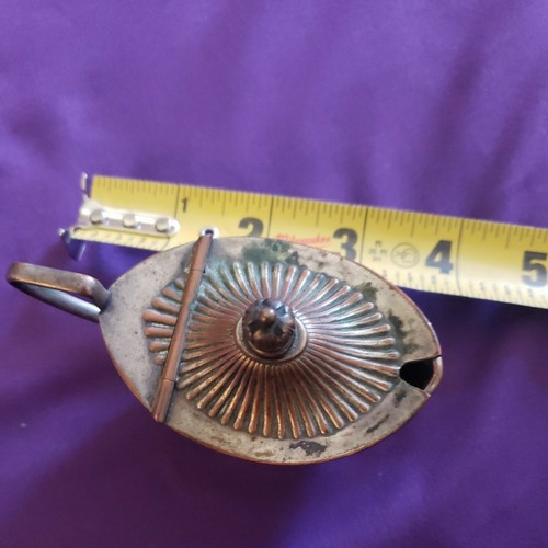 Sheffield Silver On Copper Mustard Pot - Picture 8 of 8