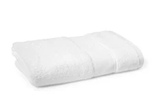 Ralph Lauren Sanders Antimicrobial Cotton Solid 30" X 56" Bath Towel White $38