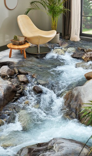 3D River Stone I3797 Floor WallPaper Murals Wall Print Decal AJ Coco 2024 - Picture 2 of 5