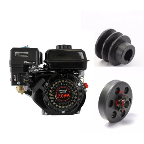 7HP 210cc Gas Complete Engine Motor 20mm Shaft 420 Clutch for Go kart ATV Trike - Bild 1 von 8