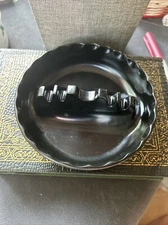 Vintage Black Ashtray GES Line 331