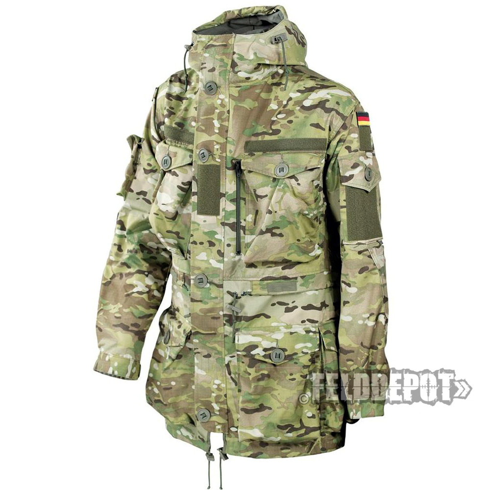 Flecktarn Leo KÃ¶hler Einsatzkampfjacke Oliv Combat Shirt