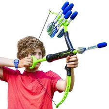 Faux Bow 4.0 Foam Projectile Bow and Arrow Set for Kids Ages 4 and Up 