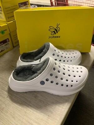 Women's Joybees Cozy Clog Indoor Outdoor Removable Liner White - Pick Size