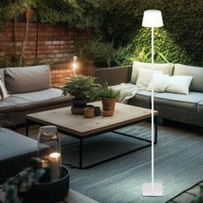 Piantana Lampada per Esterni da Giardino LED Regolatore Touch Batteria H 120 CM