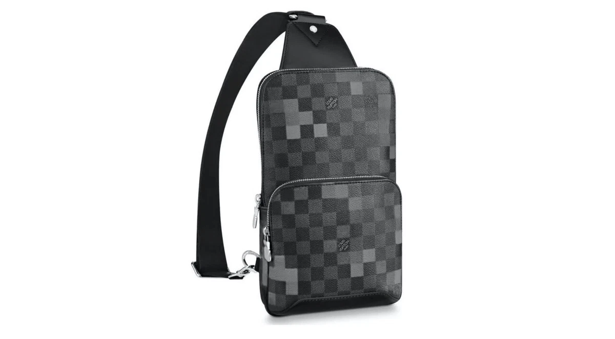 lv sling bag black