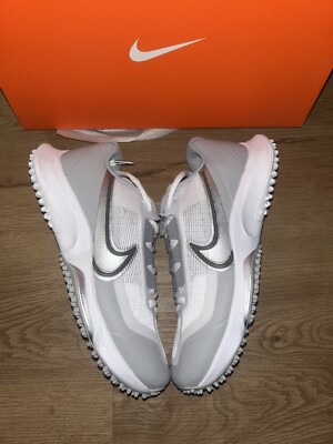 NIKE WOMENS  REACT VAPOR DRIVE 2 FIELD HOCKEY TURF SHOES SIZE 8 WHITE GRAY NWB