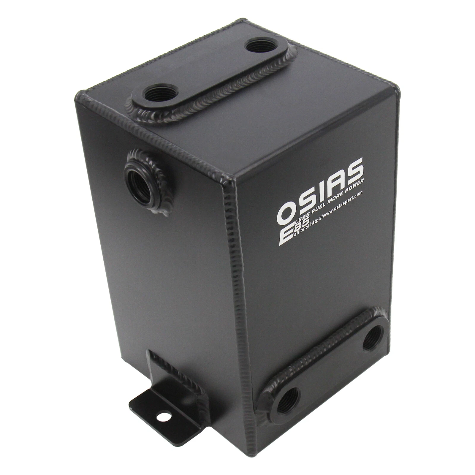 Fit Dual 044 Fuel Pump 3L Black Universal Fuel Surge Tank With Y Block Bracket - Picture 3 of 9