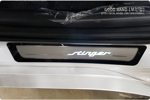 LED Door Scuff Metal Plate 4p for 2017-2018-2019-2020-2021-2022-2023 Kia Stinger - Bild 12 von 17