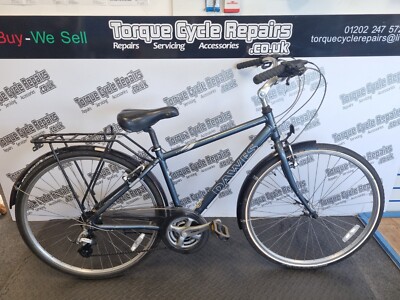 Mountain Bike 17 Inch Mens Hybrid Bike Falcon Expression 17 Inch