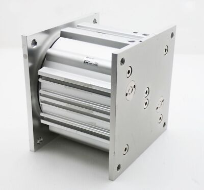 SMC MGF100-100 1.0MPa Compact Guide Cylinder -used-
