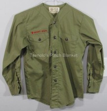 Boy Scout now Scouts BSA Vintage Uniform Shirt Youth Small LS FREE SHIP 049