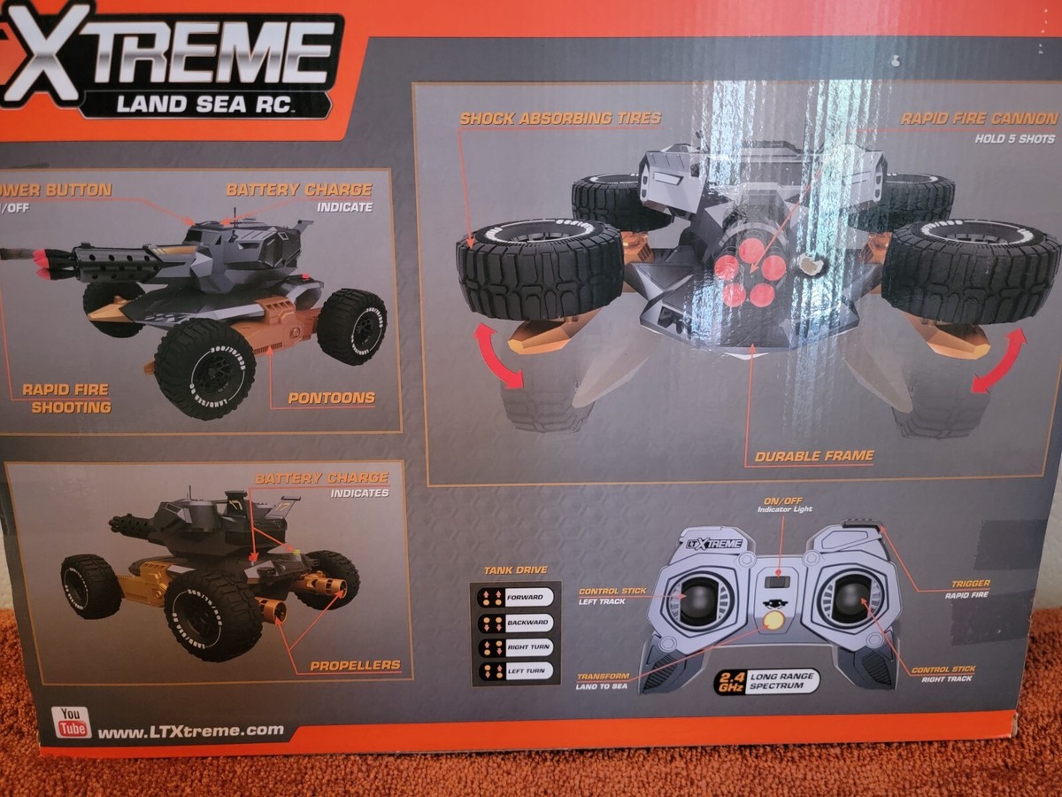 Little Tikes LTXtreme Land Sea RC 10 Missile Rapid Fire Shooting