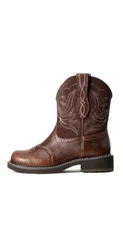 Ariat Women's Fatbaby Heritage Dapper Western Boot Copper Kettle/Brownie (7.5) M