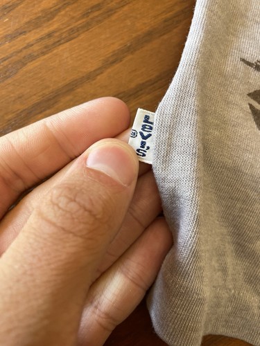 Camiseta vintage años 70 Levi's Jean vaquero pestaña logotipo blanca pestaña occidental - Imagen 4 de 7