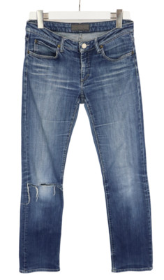 Acne Hep Pure Jeans Damen W30/L32 Slim Neu Reißverschluss Fly Niedrig Sitzende