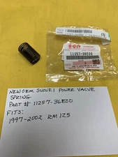 OEM SUZUKI Power Valve Spring 1997-2002 RM125  (11257-36E00) AHRMA