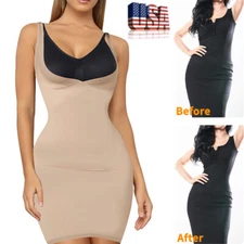 Women's Slimming Compression Bodysuit Slip Underdress Full Body Shaper Shapewear