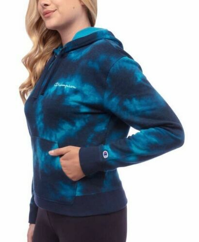 Nuevo Para mujeres Champion Sudadera con Capucha Canguro Bolsillo Suéter Cordón de Dibujo - Imagen 4 de 8