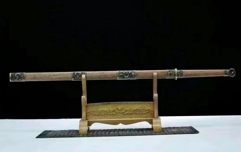 Chinese Dragon Phoenix Sword High Manganese Steel Sharp Blade
