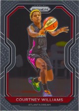 Courtney Williams 2021 Panini Prizm WNBA Basketball Chrome Card #6 Atlanta Dream