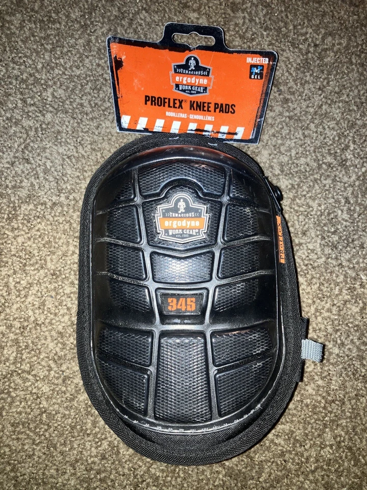 Ergodyne ProFlex 345 Professional Knee Pads Protective Long Cap Injected Gel NEW - Image 1 of 1