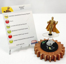 Marvel HEROCLIX Avengers Set Uncommon 027 Vision w/Card