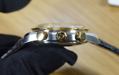 OMEGA 39mm Speedmaster Reducido FASE LUNAR Luna 175.0034 Acero-Oro Automático - Imagen 6 de 13