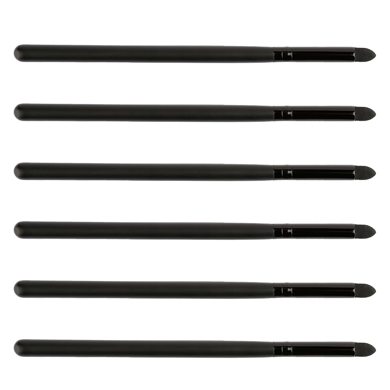 Luckious 6PCS Eye Shadow and Brow Smudge Tool,Professional Eyeliner Black