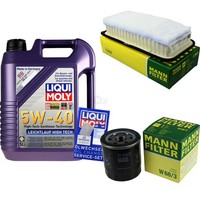 Mann Inspektionspaket Liqui Moly 5L 5W-40 FüR Toyota Corolla Verso 1.8 1.6