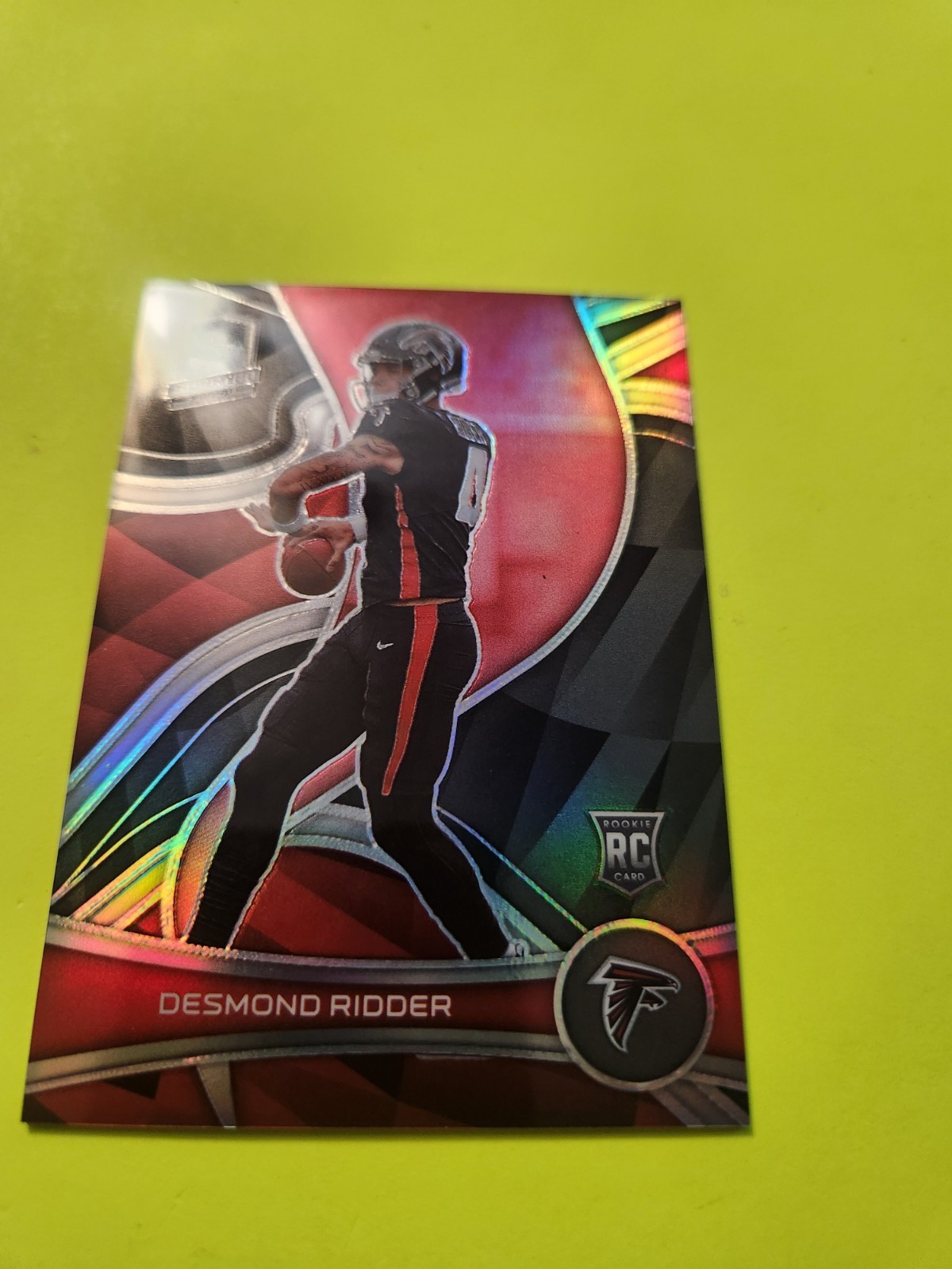 DESMOND RIDDER  2022 PANINI  SPECTRA RC  #139 FALCONS QB