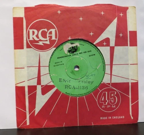 Elvis Presley - A big hunk O' love 1959 UK RCA Demo  45
