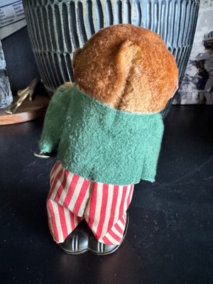Vintage Wind Up Monkey Playing Cymbals 1960s Musical Jolly Chimp