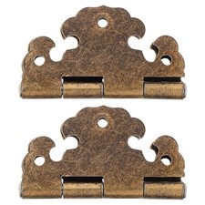  2 Pcs Retro Cabinet Door Hinge Antique Chest Hinges Doors Replacement