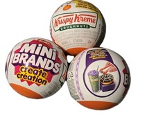 Mini Brands Krispy Kreme Create Creation Halloween Set Of 3 Limited Edition New 