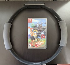 Nintendo Switch Ring Fit Adventure Game w/ OEM Ring No Leg Strap