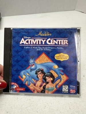 Disney's Aladdin Activity Center PC CD-ROM Windows/MAC Interactive Game 1994