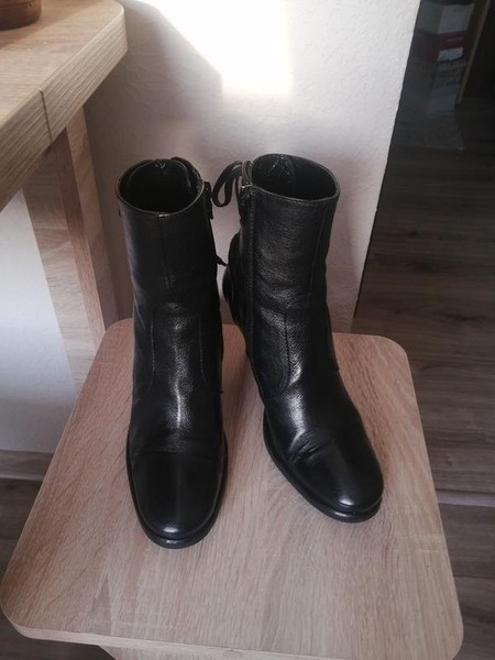 Women Neil Barrett Boots Black Leather 36