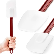 Pro Grade, Heavy Duty Spatula and Spoonula Combo Pk. Long, Heat Resistant 14"...