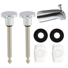 Universal Tub Spout Diverter Repair Kit - Leak-Proof Replacement Parts Set