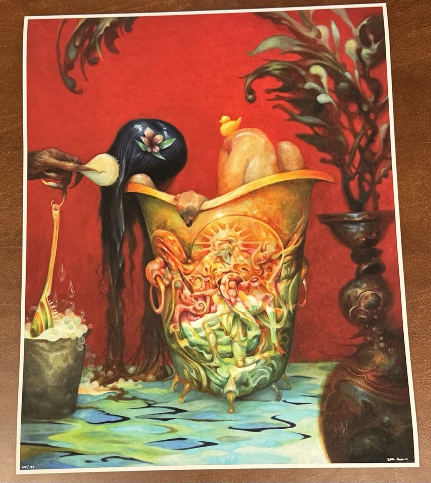 Póster surrealista Esao Andrews impresión artística HONEYPOT S/# edición de 125 piezas Foto 2 de 4
