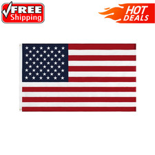 US American Flag 3x5 Quality Made USA Flag Embroidered United States Flag